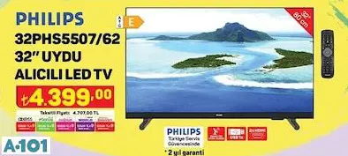 PHİLİPS 32 İNÇ UYDU ALICILI LED TV/TELEVİZYON